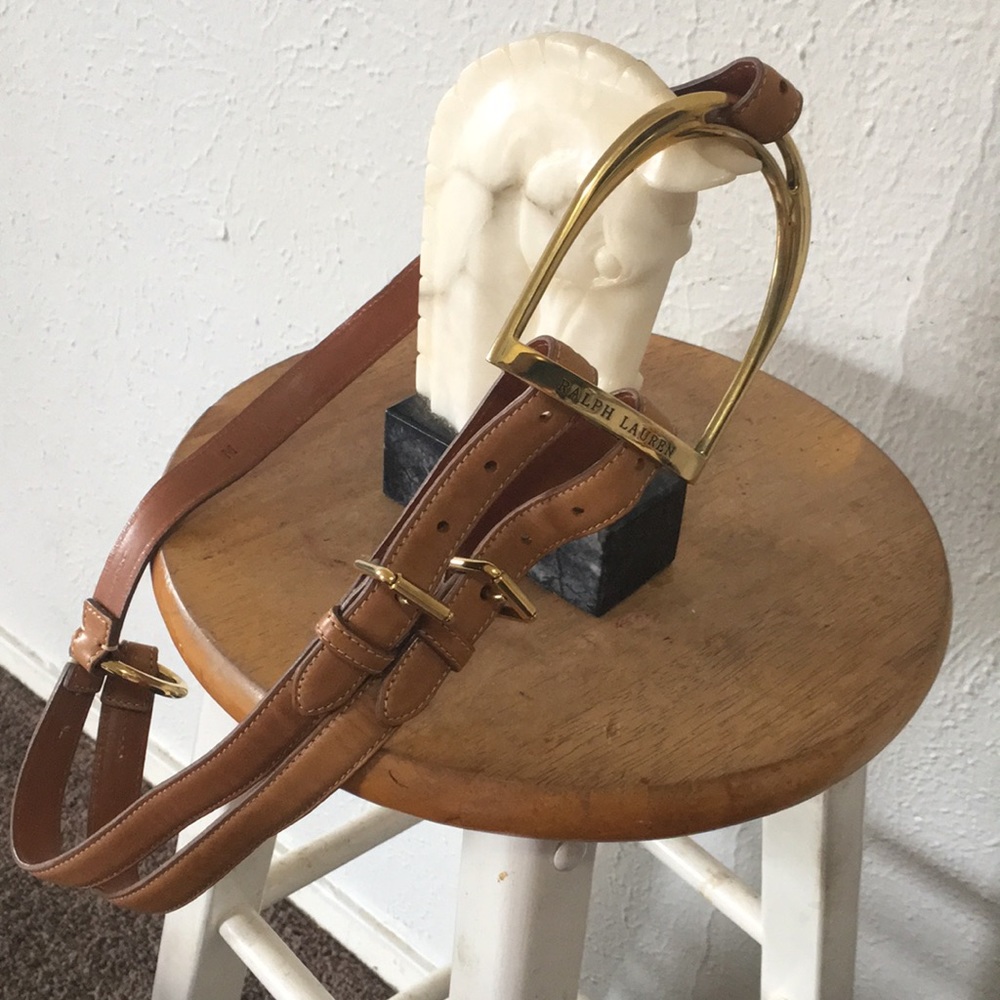 Ralph Lauren Soft Lamb Leather Belt.